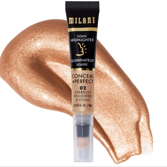 Milani Conceal + Perfect Liquid Highlighter, Stardust - Picture 1 of 3